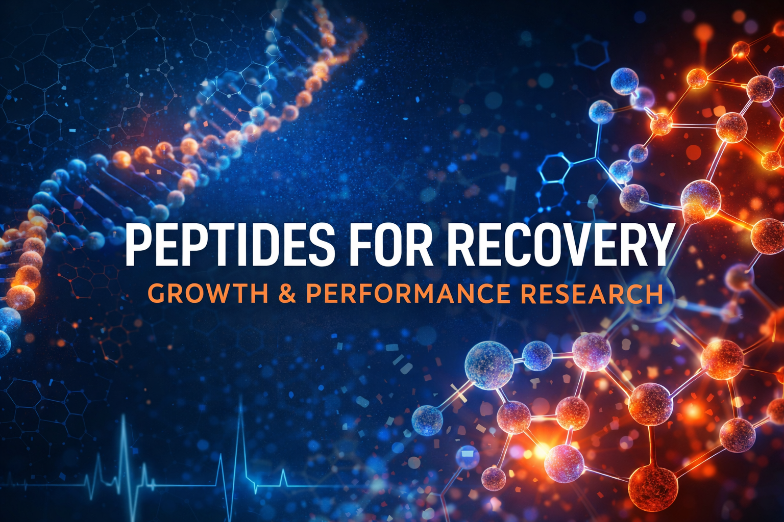 Peptides for Recovery Illustration